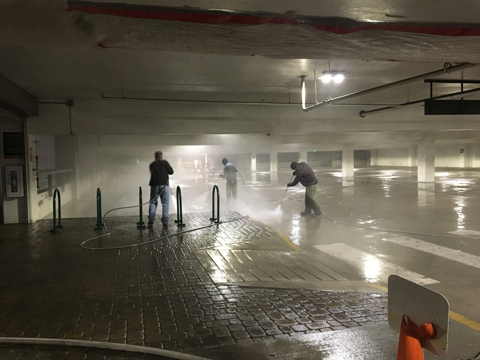 Parking Garage Cleaning