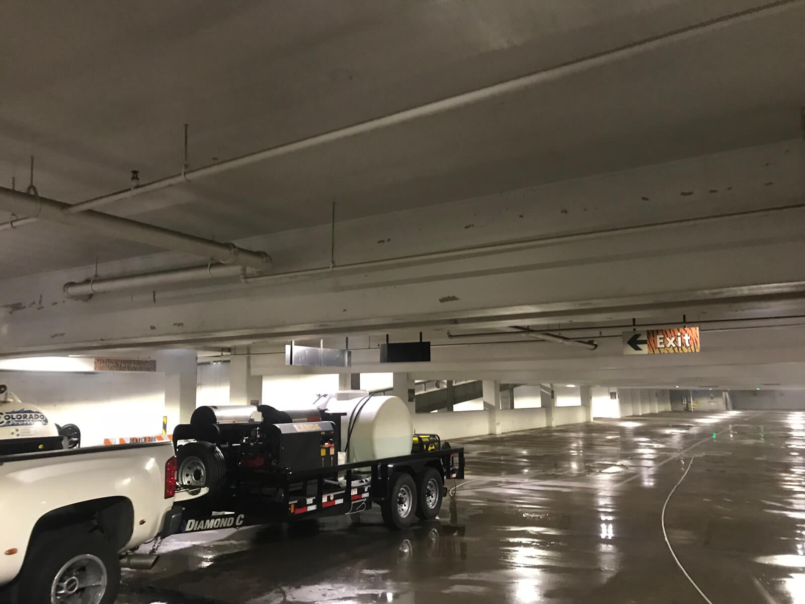 Parking Garage Cleaning Equipment