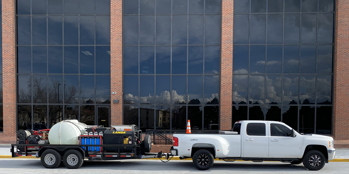 Pressure Washing Environmental Rig